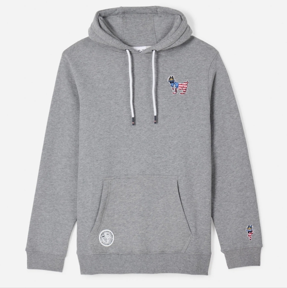 Goat USA Mens Large Freedom Hooded Sweatshirt NEW!